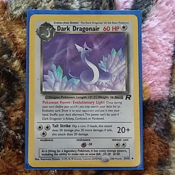 Pokemon | Other | Dark Pokemon Card Dragonair | Poshmark